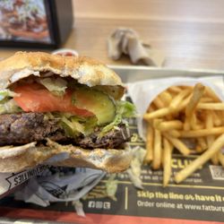 Fatburger - 1/2 lb. burger and fries