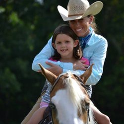 Crystal Creek Farm - Molly with student