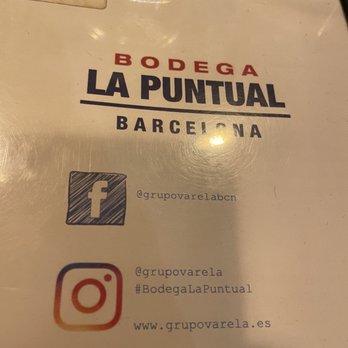 Bodega La Puntual - Catalan Near Me - Barcelona, B