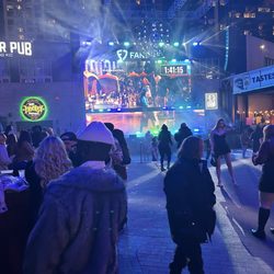 Kansas City Power & Light District - New Year's party