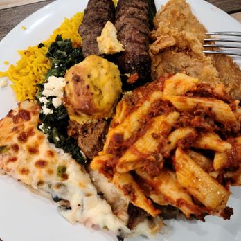 Dimassi's Mediterranean Buffet - Second plate: mains - Mediterranean Near Me - Cerritos, California Dimassi's Mediterranean Buffet - Second plate: mains - Mediterranean Near Me - Cerritos, California