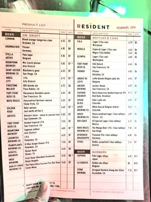 Menu photo 7 Resident Los Angeles, CA