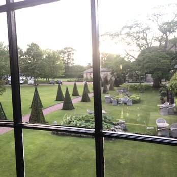 Rhubarb - View of the grounds from our table. - Modern European Near Me - Edinburgh, EDH