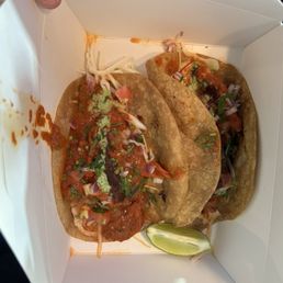 (2) Butter Chicken Tacos