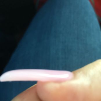 Time Spa Nail Salon - The nail had no natural curve too it and it was too straight - Nail Salons Near Me - Garland, Texas