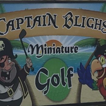 Captain Bligh's Landing - Sign - Mini Golf Near Me - Clearwater Beach, Florida