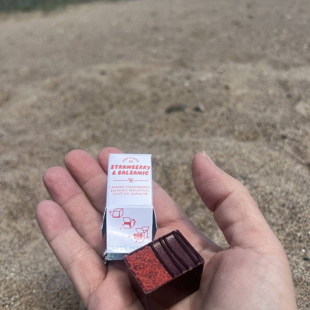 Bon Bon Bon - Strawberry & Balsamic - Chocolatiers & Shops Near Me - Ferndale, Michigan