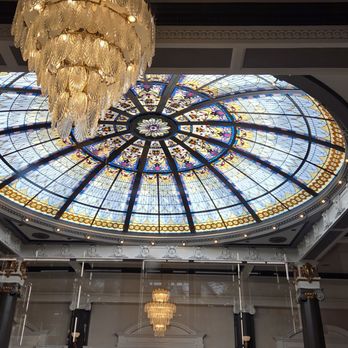 Fairmont Empress - Tiffany-style-stained glass dome - Hotels Near Me - Victoria, British Columbia Fairmont Empress - Tiffany-style-stained glass dome - Hotels Near Me - Victoria, British Columbia