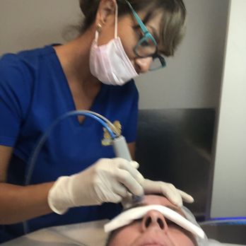 Image Maker Aesthetics - Adriana working on my micro derma brasion. What a treat to look Flawless at age 45! - Day Spas Near Me - Miami, Florida