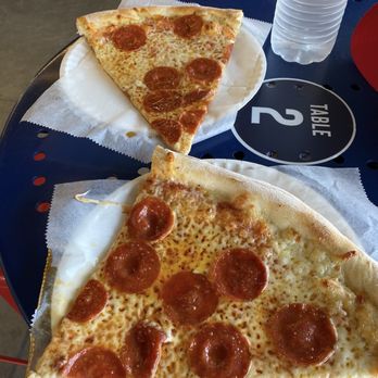 Polar Park - This pizza was $9.25 a slice!!! - Baseball Fields Near Me - Worcester, Massachusetts