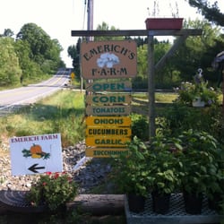 Emerich's Morning Glory Farm - Roadside sign