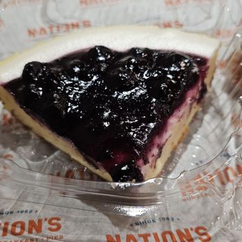 Nation's - Blueberry Cheesecake - Burgers Near Me - Fremont, California