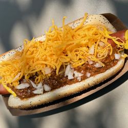 Pearl’s Red Hots - The Pearl: Chili, mustard & onion -- a classic combo you'll love.