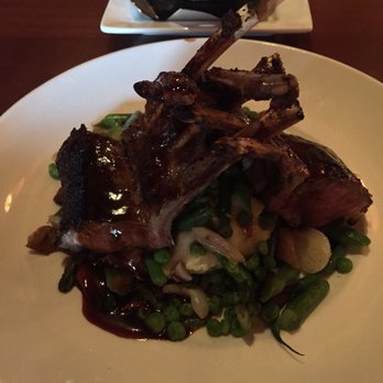 Seasons 52 - Kona-Crusted Rack of Lamb - New American Near Me - Costa Mesa, California