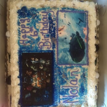 Bear Claw Bakery and Cafe - Delicious Star Wars sheet cake!! Could have easily fed 40 people. - Bakeries Near Me - Pinole, California Bear Claw Bakery and Cafe - Delicious Star Wars sheet cake!! Could have easily fed 40 people. - Bakeries Near Me - Pinole, California