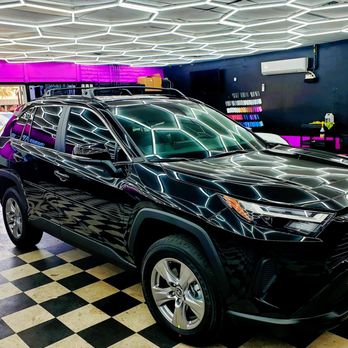 Cali Tint & PPF Shop - tinted windows of RAV4 - Car Window Tinting Near Me - Orange, California