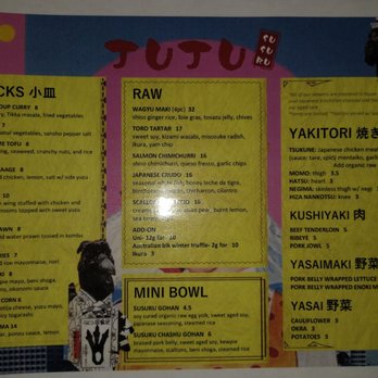 Juju - Menu - Japanese Near Me - Orlando, Florida Juju - Menu - Japanese Near Me - Orlando, Florida