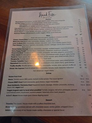 Menu photo 2 Hand Fire Pizza Jackson, WY Menu photo 2 Hand Fire Pizza Jackson, WY