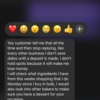Blooming cupcakes - a text message from a customer - Cupcakes Near Me Blooming cupcakes - a text message from a customer - Cupcakes Near Me
