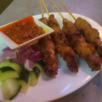 Phat Eatery - Chicken Satay and peanut sauce - Malaysian Near Me - Katy, Texas Phat Eatery - Chicken Satay and peanut sauce - Malaysian Near Me - Katy, Texas