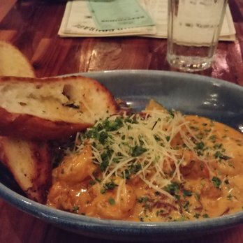 The Parish - Drunken Angel - Burgundy angel hair, shrimp, crawfish, lobster broth, saffron red pepper cream sauce, fresh parmesan - Gastropubs Near Me - Tucson, Arizona