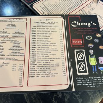 Chong's Szechwan Restaurant - Chinese Near Me - Monterey, California