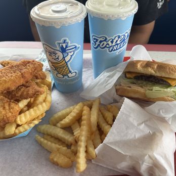 Fosters Freeze - Cheeseburger and fish and chips - Burgers Near Me - Pinole, California