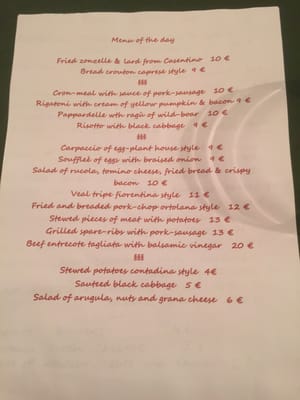 Menu photo 6 Trattoria Pallottino Florence, FI