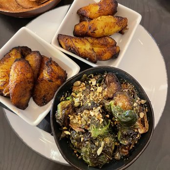MICO - Sweet Plantains (2) Crispy Brussels Sprouts - Argentine Near Me - Charlotte, North Carolina