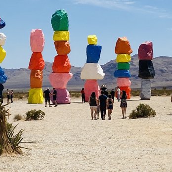 Seven Magic Mountains - Public Art Near Me - Las Vegas, Nevada