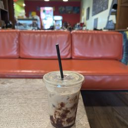 Iced caramel mocha