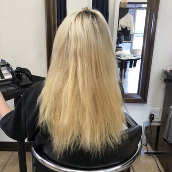 Sabino Salon - My hair before - Hair Extensions Near Me - La Habra, California