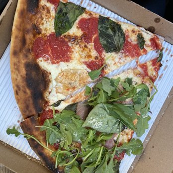 Table 87 - Gowanus - Margherita Slice & prosciutto and baby arugula slice - Pizza Near Me - Brooklyn, New York Table 87 - Gowanus - Margherita Slice & prosciutto and baby arugula slice - Pizza Near Me - Brooklyn, New York