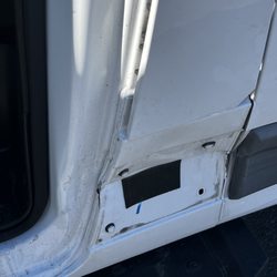 Konkin Auto Group - Structural damage to the door post