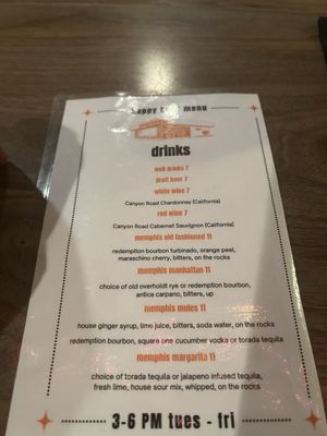 Menu photo 3 Memphis Cafe Costa Mesa, CA