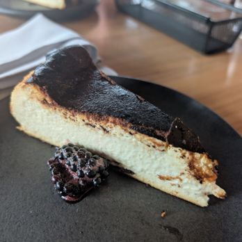 Kalimotxo - Burnt basque cheesecake - Spanish Near Me - Austin, Texas
