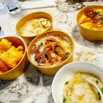 Secret Congee - Chinese fritters, blue crab, kimchi and pork belly congee. - Asian Fusion Near Me - Seattle, Washington Secret Congee - Chinese fritters, blue crab, kimchi and pork belly congee. - Asian Fusion Near Me - Seattle, Washington