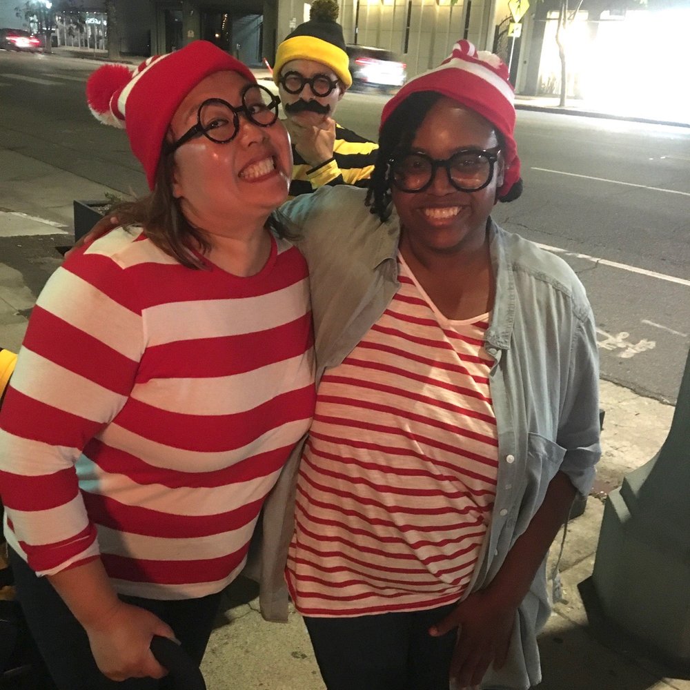 Buvette - Where's Waldo?!  Hanging out at Buvette :-) (with ODLAW) in the background, up to no good - Wine Bars Near Me - Los Angeles, California