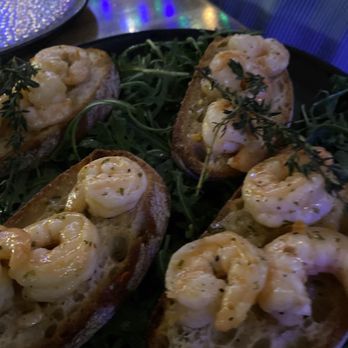 Flock Wine Bistro - Shrimp crostini - Wine Bars Near Me - Fort Myers, Florida