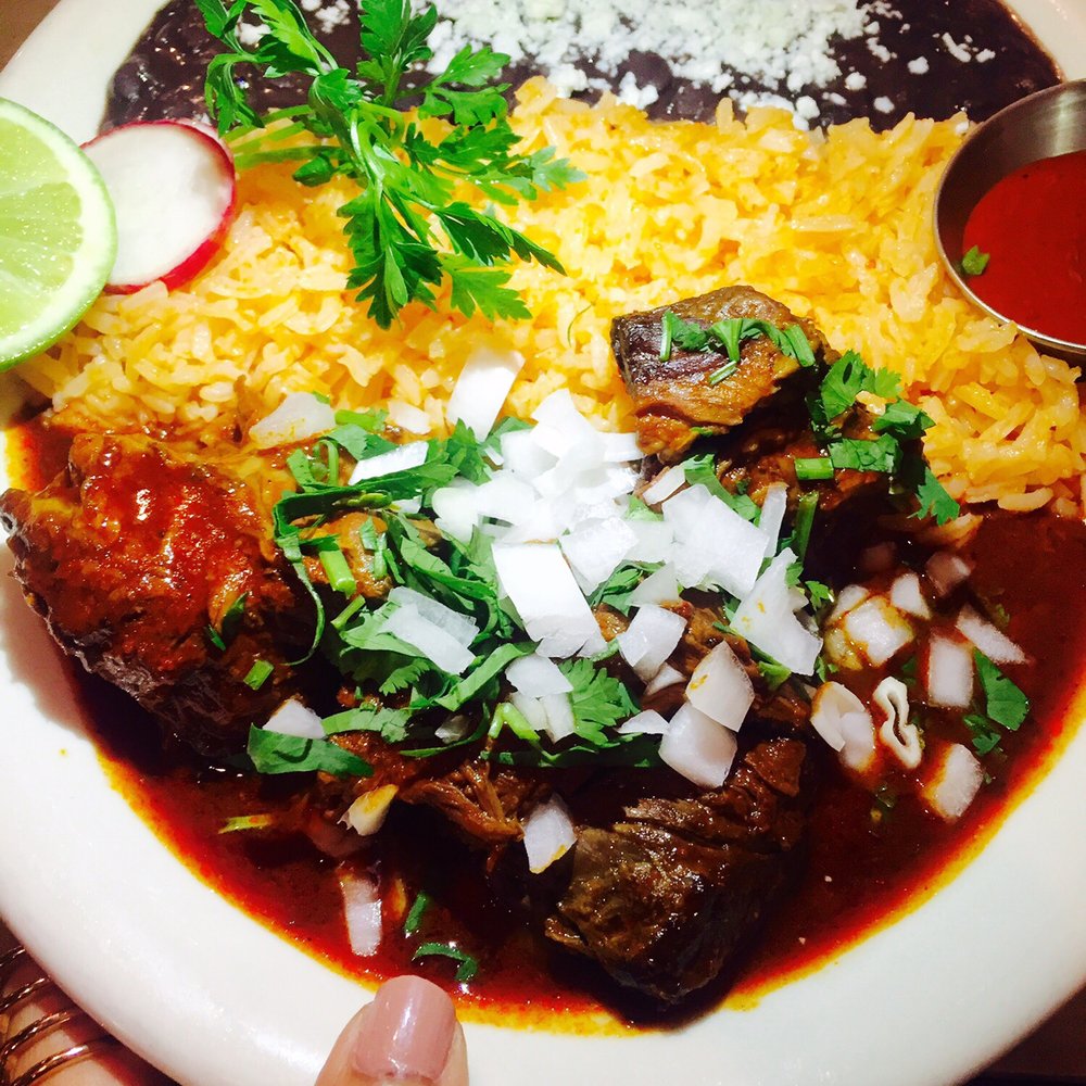 Villa Escondida Restaurant and Bar - birria de res ~ spicy better stew with a side of homemade chili sauce! Skip the beans! - Mexican Near Me - Seattle, Washington Villa Escondida Restaurant and Bar - birria de res ~ spicy better stew with a side of homemade chili sauce! Skip the beans! - Mexican Near Me - Seattle, Washington