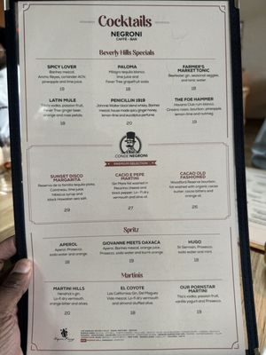 Menu photo 8 Negroni Beverly HIlls Beverly Hills, CA Menu photo 8 Negroni Beverly HIlls Beverly Hills, CA