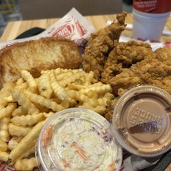 Raising Cane’s - Only 1 sauce with order .. .49 cents for additional