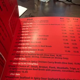 New menu