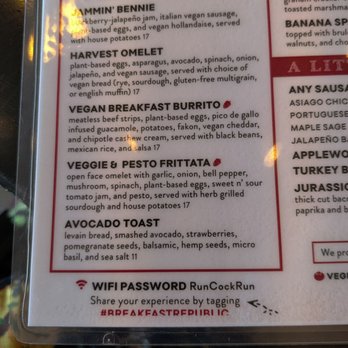 Breakfast Republic - They're vegan menu - Breakfast & Brunch Near Me - Irvine, California Breakfast Republic - They're vegan menu - Breakfast & Brunch Near Me - Irvine, California
