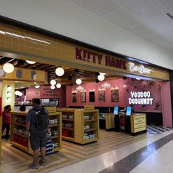 Voodoo Donuts - Store entrance shared with Kitty Hawk