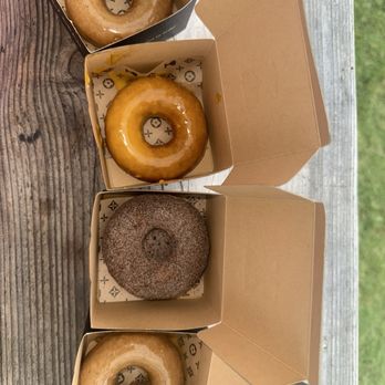 Holey Grail Donuts - Chocolate nibs, original sin and passion fruit (2 original sins) - Vegan Near Me - Hanalei, Hawaii Holey Grail Donuts - Chocolate nibs, original sin and passion fruit (2 original sins) - Vegan Near Me - Hanalei, Hawaii