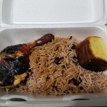 Di Reggae Cafe - Jerk chicken, rice and beans, corn bread. - Caribbean Near Me - Surrey, British Columbia Di Reggae Cafe - Jerk chicken, rice and beans, corn bread. - Caribbean Near Me - Surrey, British Columbia