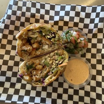 Stumpy Burger & Coffee - Chicken kale wrap (spicy) - Burgers Near Me - Los Angeles, California Stumpy Burger & Coffee - Chicken kale wrap (spicy) - Burgers Near Me - Los Angeles, California