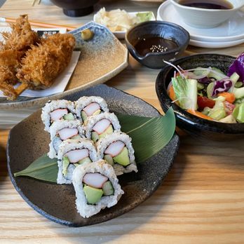 Shimogamo - Look at all the food you get with the lunch special!!  Tasty, too. - Japanese Near Me - Gilbert, Arizona