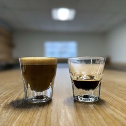 Arcade Coffee Roasters - Cortado & Espresso Shot